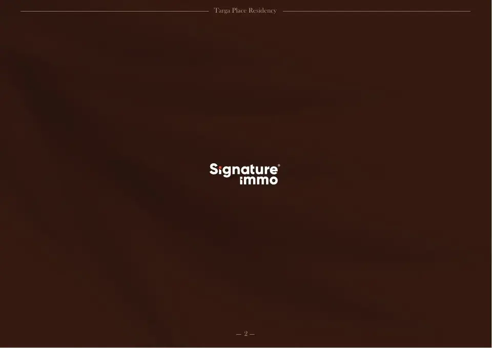 Targa Place Residency brochure page 2